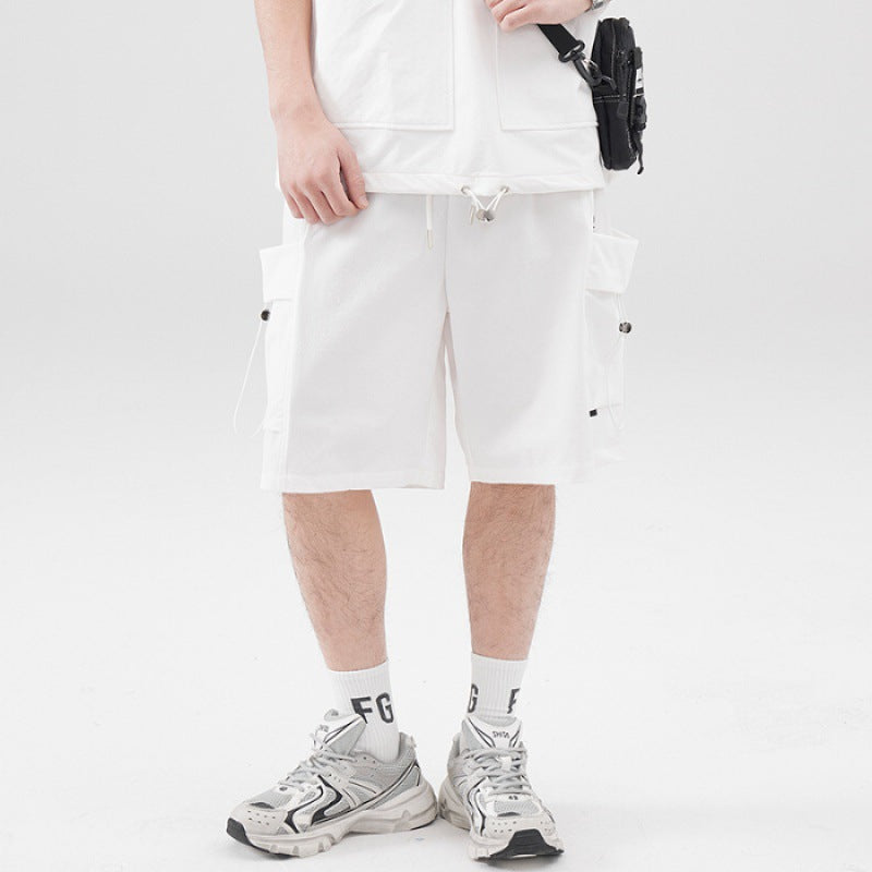 Pantaloni sportivi da uomo Valstrend Retro estate leggeri e sottili, stile vintage e comodi per attività sportive e casual.