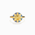 S925 Sterling Silver Bright Sunshine Simple Forefinger Ring