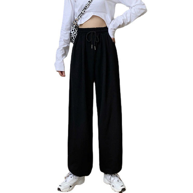 Fashion Fashionmonger Sports Loose Ankle-tied Slimming Casual Wide-leg Women's Sweatpants