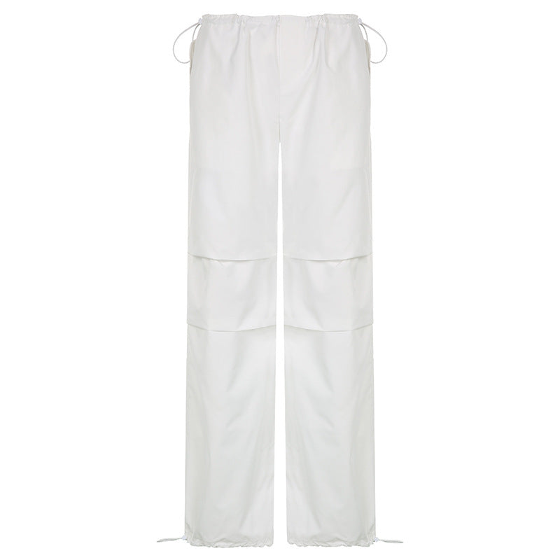 Pantaloni casual da lavoro Valstrend, modello allacciato alla caviglia, vestibilità ampia e personalizzabile in stile rilassato.