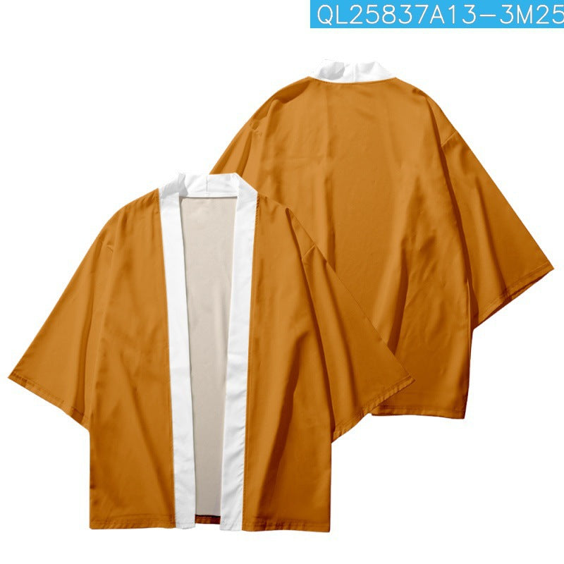 Camicia cropped da uomo Valstrend con stampa 3D, stile moda uomo, morbida e moderna, visibile in primo piano.