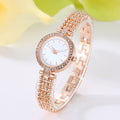 Orologio da donna Valstrend in acciaio alloy con cinturino elegante e quadrante semplice, stile moda femminile.