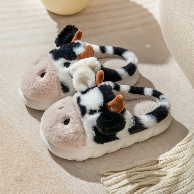 Ciabatte in cotone Valstrend per donna, antiscivolo, con suola spessa e calda, ideali per uso domestico e massimo comfort