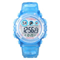 Orologio elettronico multifunzione impermeabile colorato e trasparente Valstrend, stile giovane con design originale e funzionalità multiple.