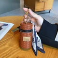 Borsa a bustina con ciondino semplice a forma di moneta e tappo a mano, ideale come portafoglio lipstick, di Valstrend shop