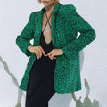 Cappotto da donna in stile primavera con stampa leopardo di Valstrend, elegante e alla moda, con dettagli di design moderni.