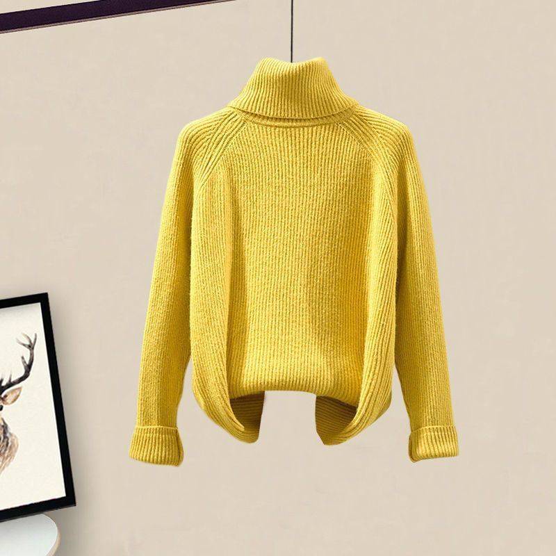 Women's Casual Sweater Haren Pants And Velvet Cotton Suit Set