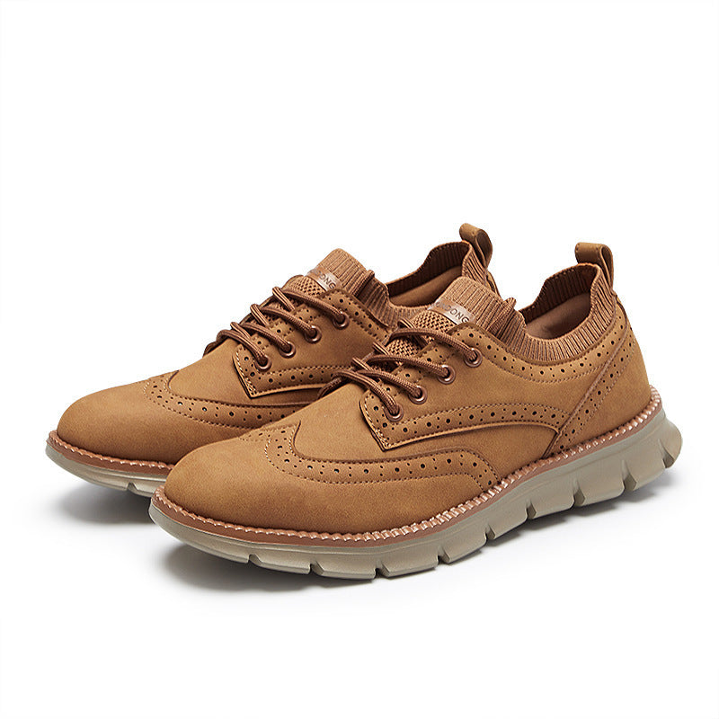 Scarpe sportive da uomo Valstrend, taglie grandi, per autunno e inverno, con tomaia resistente e suola antiscivolo.