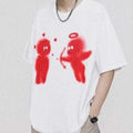 Men's And Women's Printed Casual All-match T-shirt