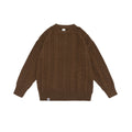 Japanese-style Retro Simple Sweater Male Couple Loose