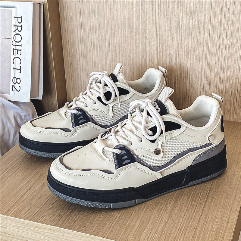 Scarpe da uomo Valstrend low-top in mesh per uso casual, stile sportivo e comfort, con design moderno e leggero.