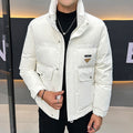Giacca casual da uomo Valstrend con colletto a stand-up, imbottitura leggera, stile versatile e adatta a diversi look.