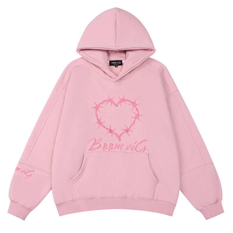 Maglione donna con cappuccio, interno in fleece caldo, pullover spesso Valstrend, vestibilità comoda e stile casual.
