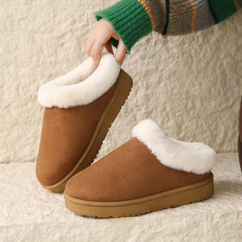 Scarpe da casa antiscivolo in cotone Valstrend, ideali per uso interno ed esterno, con suola resistente e comoda.