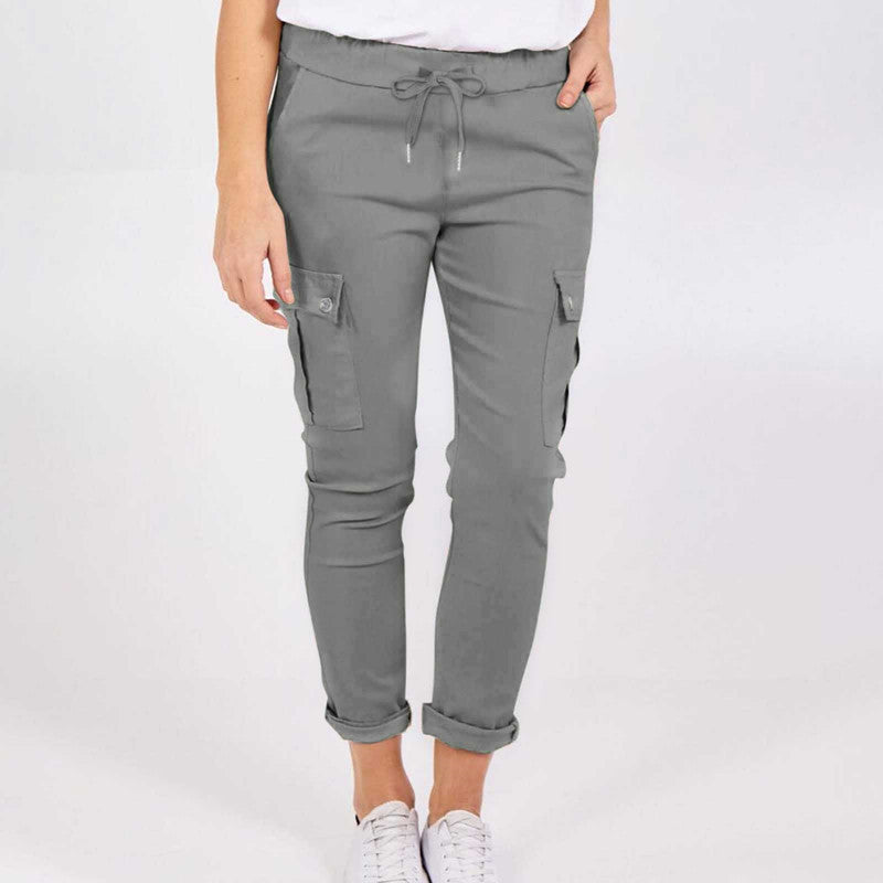 Pantaloni donna casual Valstrend shop, tute overalls moderne in tessuto morbido, stile rilassato e comodo.
