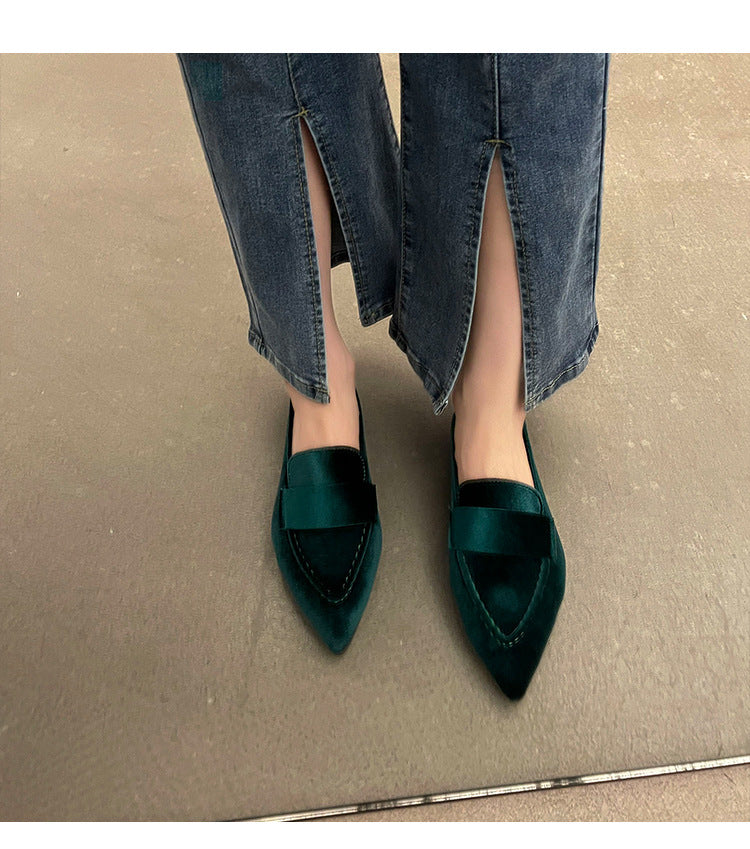Décolleté casual con tacco quadrato e punta affilata Valstrend, scarpe da donna in stile coreano, morbide e comode.