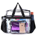Borsa trasparente in PVC Valstrend, handbag portatile da viaggio, design leggero e resistente, ideale per trasporto e sicurezza