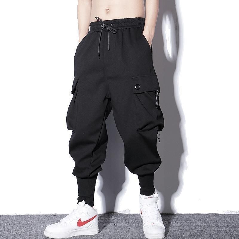 Pantaloni harem da uomo in stile coreano, larghi e comodi per primavera, taglie forti, marca Valstrend shop.