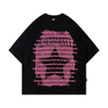 Niche High Street Five-pointed Star Printed Short Sleeve