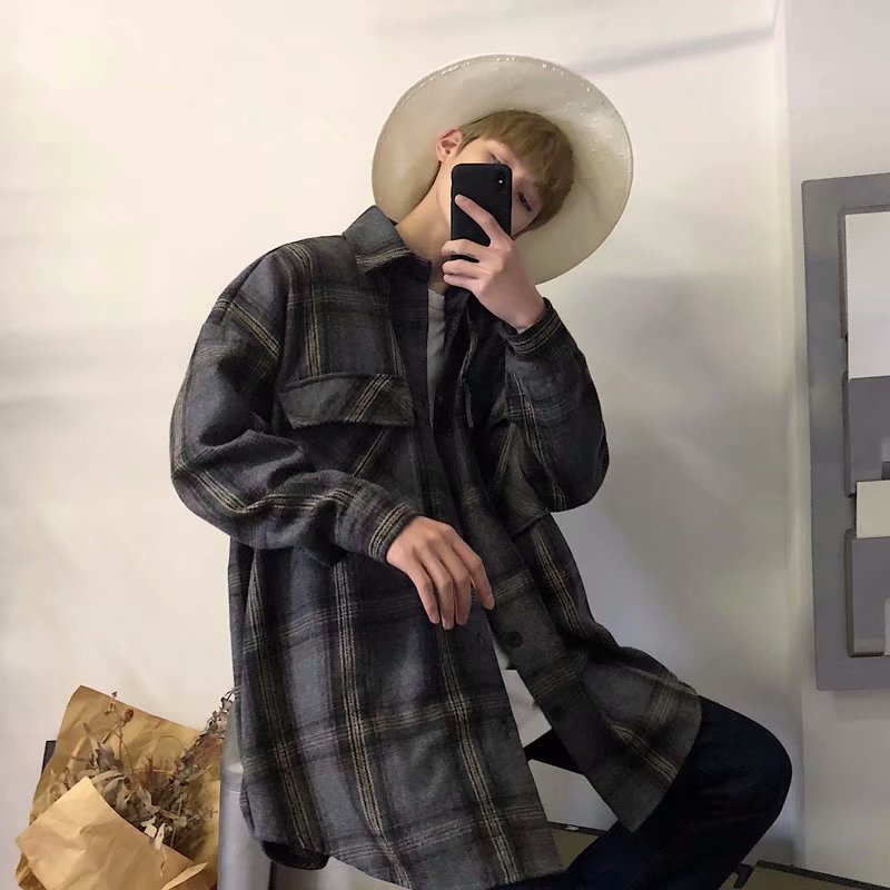 Men's Korean-style Loose Casual Shirt