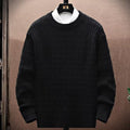 New Winter Crew Neck Sweater Men's Loose Outer Wear Knitwear