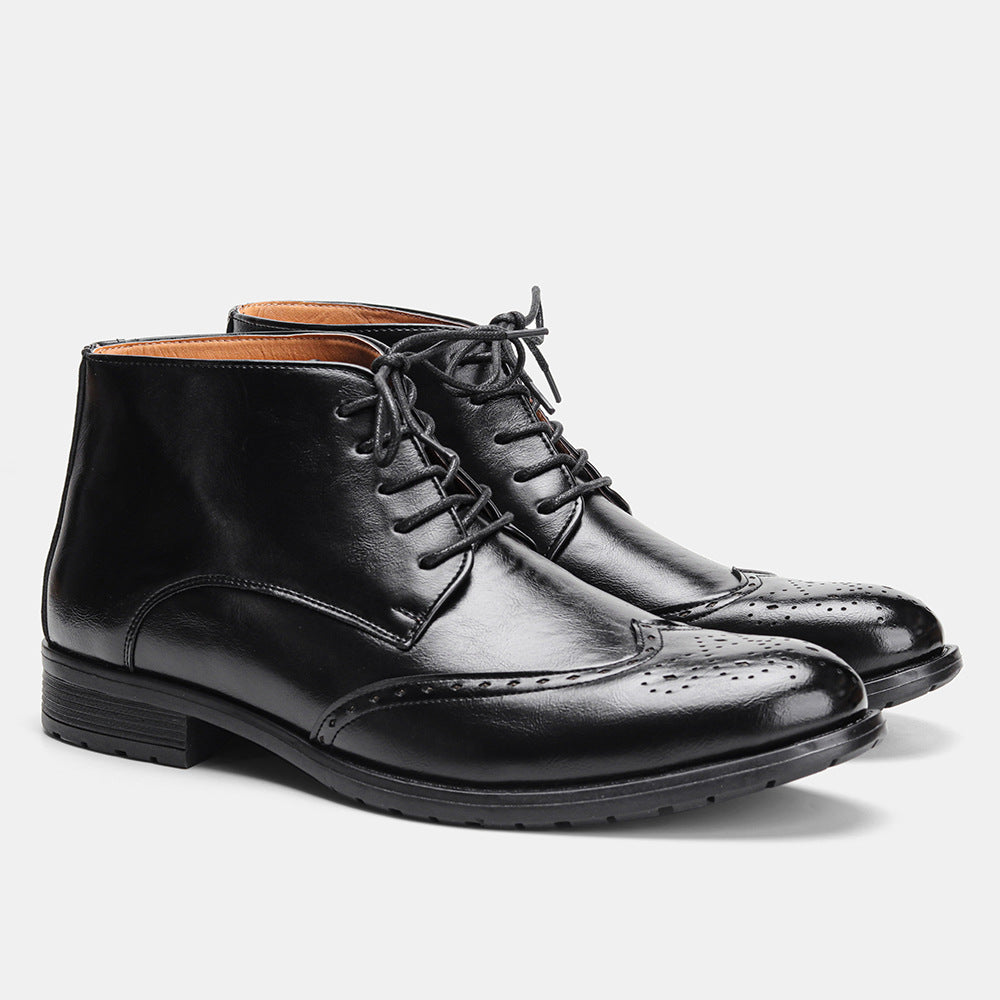 Scarpe brogue casual da uomo Dr Martens in pelle, stile classico e robusto, con suola antiscivolo e dettaglio elegante