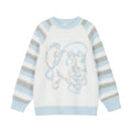 Maglione casual da uomo American Cat Valstrend con patchwork a righe, stile confortevole e moderno, visibile sul modello.