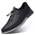 Scarpe da uomo in pelle autentica Valstrend, sportive, confortevoli, antiscivolo e impermeabili, ideali per uso quotidiano.