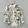 Casual Printing Stylish Shirt Handsome Design Loose Full Print