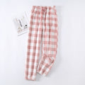 Pantaloni pigiama a quadri in flanella Valstrend per donna, stagione autunno-inverno, taglia plus, spessi e comodi.