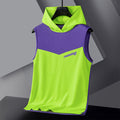 Gilet sportivo senza maniche con cappuccio Valstrend, top leggero e resistente, ideale per attività sportive e allenamenti all'aperto