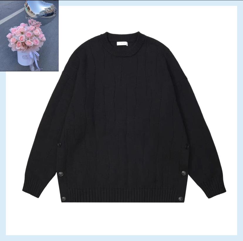 Autumn Classic Breasted Sweater Loose Casual