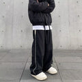 Pantaloni eleganti uomo Valstrend, a tinta unita, larghi e comodi, in tessuto morbido, stile casual e sofisticato.