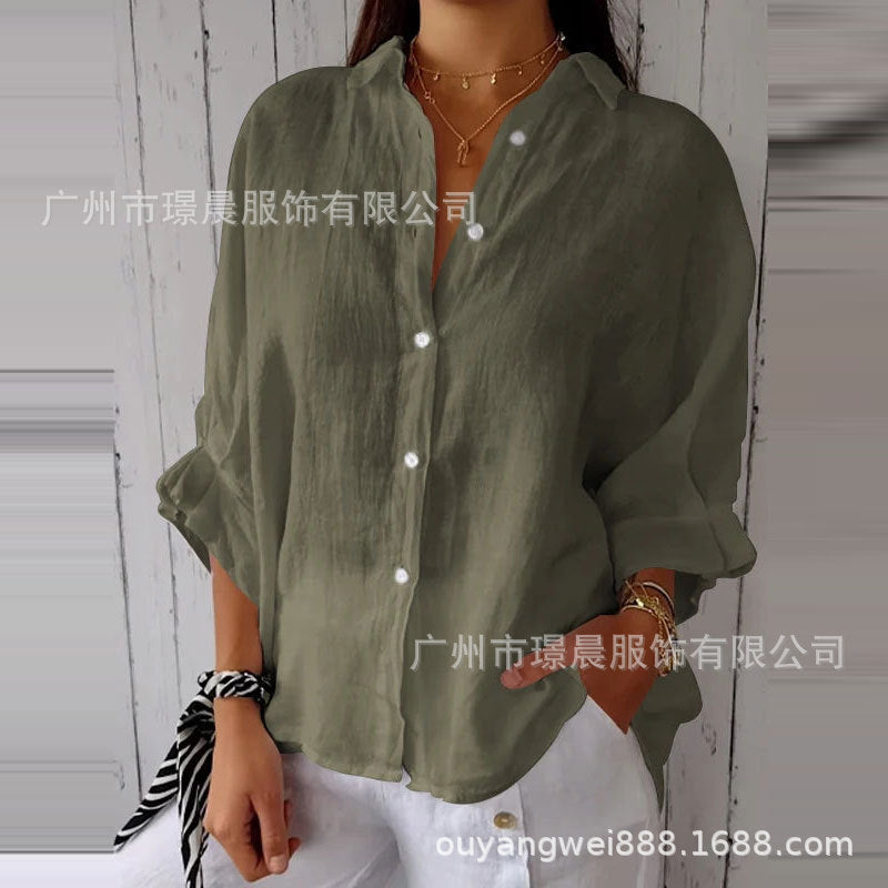 Cardigan casual a maniche lunghe Valstrend, stile versatile e largo, ideale per un look comodo e all-match.