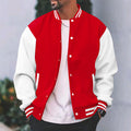 Giacca in cotone volante da uomo Valstrend, stile casual autunno e inverno con fodera fleece, vestibilità larga e classica.