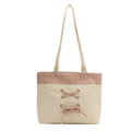 Borsa a spalla un lato Valstrend, tote bag da lavoro in tessuto con grande capacità e texture elegante, ideale per lavoro.