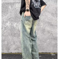 Jeans vintage da uomo Valstrend Shop, stile American High Street, con dettagli classici e vestibilità casual.
