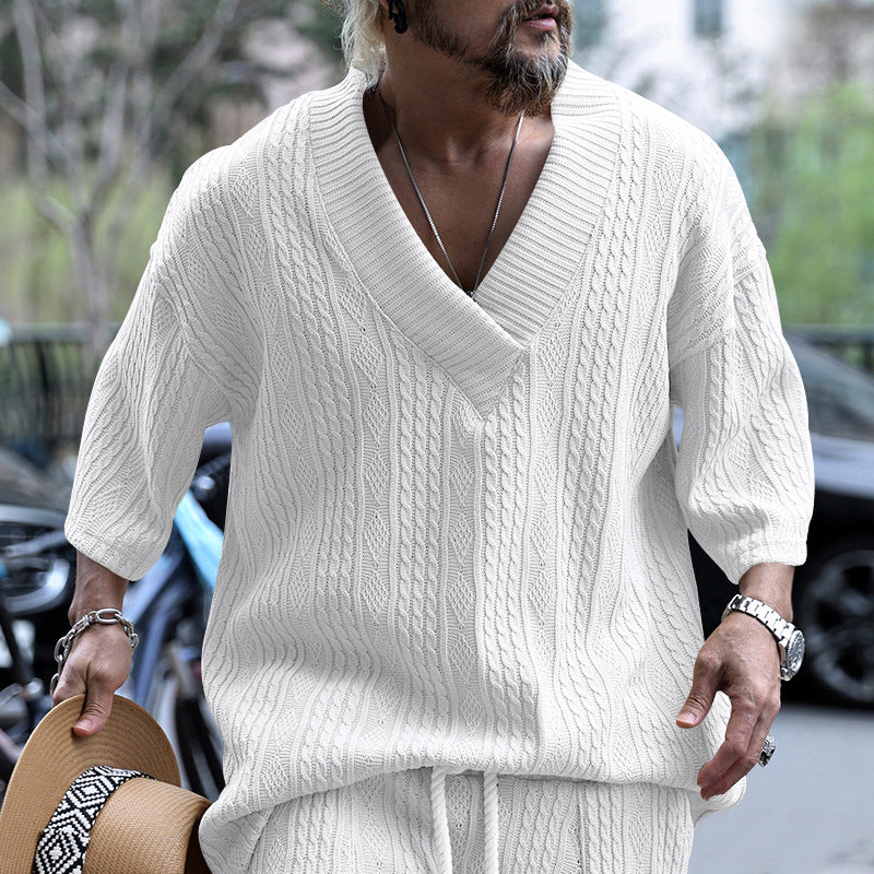 Men's Fashion Casual Loose Short Sleeves