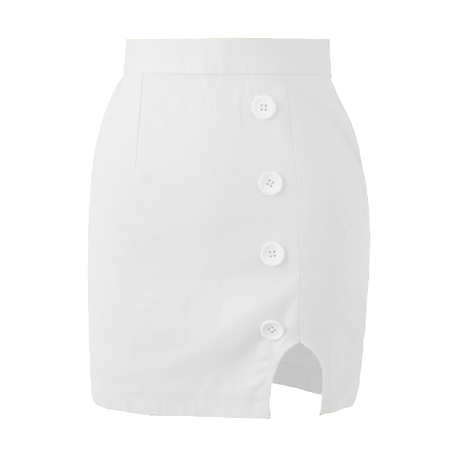 Gonna aderente donna Valstrend, gonna slim a linea A, tessuto elegante e moderno, vista frontale con dettagli del design.