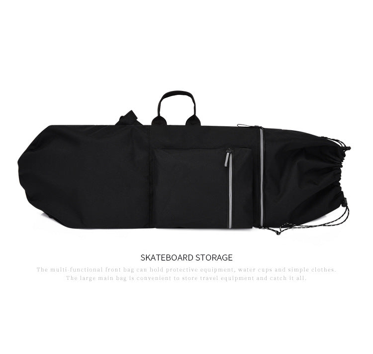 Borsa per skate Valstrend, leggera, impermeabile e di grande capacità, con scomparti spaziosi e manico resistente.