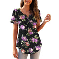 Women's Fashion Loose Short Sleeve 3D Printed T-shirt