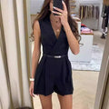 Completo jumpsuit da donna Valstrend shop, stile temperament, perfetto per il pendolarismo, in tessuto comodo e moderno.