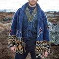 Lapel Mid-length Cardigan Sweater Coat