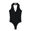 Hot Girl Sweet Cool Style Sleeveless Leotard Backless Sexy