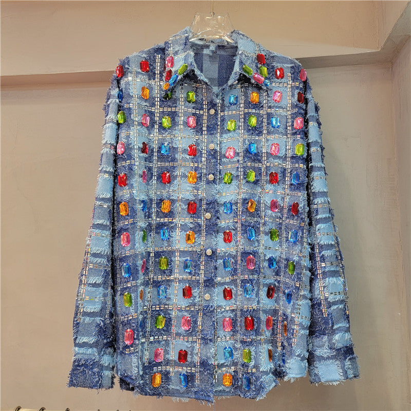 Maglione cardigan lungo con nappe e maniche lunghe per donna, in tessuto morbido, di marca Valstrend shop