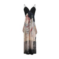 Vestito donna Valstrend con stampa Fashion Ink, tessuto leggero e moderno, ideale per look estivi e casual.