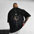 Maglietta casual da uomo Valstrend con stampa colorata, tessuto morbido e vestibilità comoda, vista frontale su sfondo neutro