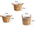 Vaso da fiori in rattan per soggiorno, decorazione da pavimento con fiori, stile naturale e intrecciato, marca Valstrend.