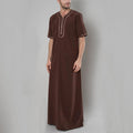 Abito musulmano casual da uomo Valstrend, vestito morbido e comodo in stile rilassato, ideale per occasioni informali.