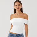 Maglietta crop top sexy Valstrend, stile hot girl, senza spalline, ideale per look seducenti e alla moda per donne.